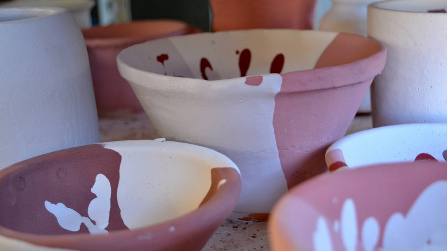 Pre-fire pottery